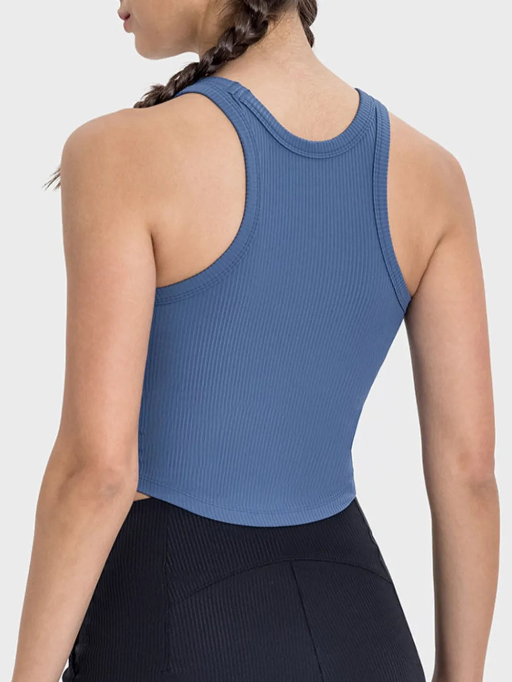Camiseta Activa de Cuello Redondo y Espalda Racerback