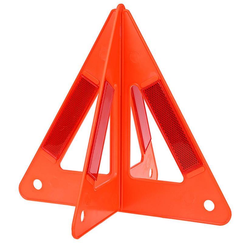 Triángulo de Advertencia para Automóviles Plegable - Señal Reflectante de Emergencia