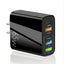 Standard PD65W mobile phone charger 4A type-c PD+3USB multi port European, American, English travel charging head - Korvel