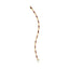 10K Yellow Gold Ruby and Diamond Bar Bracelet - Size 7"