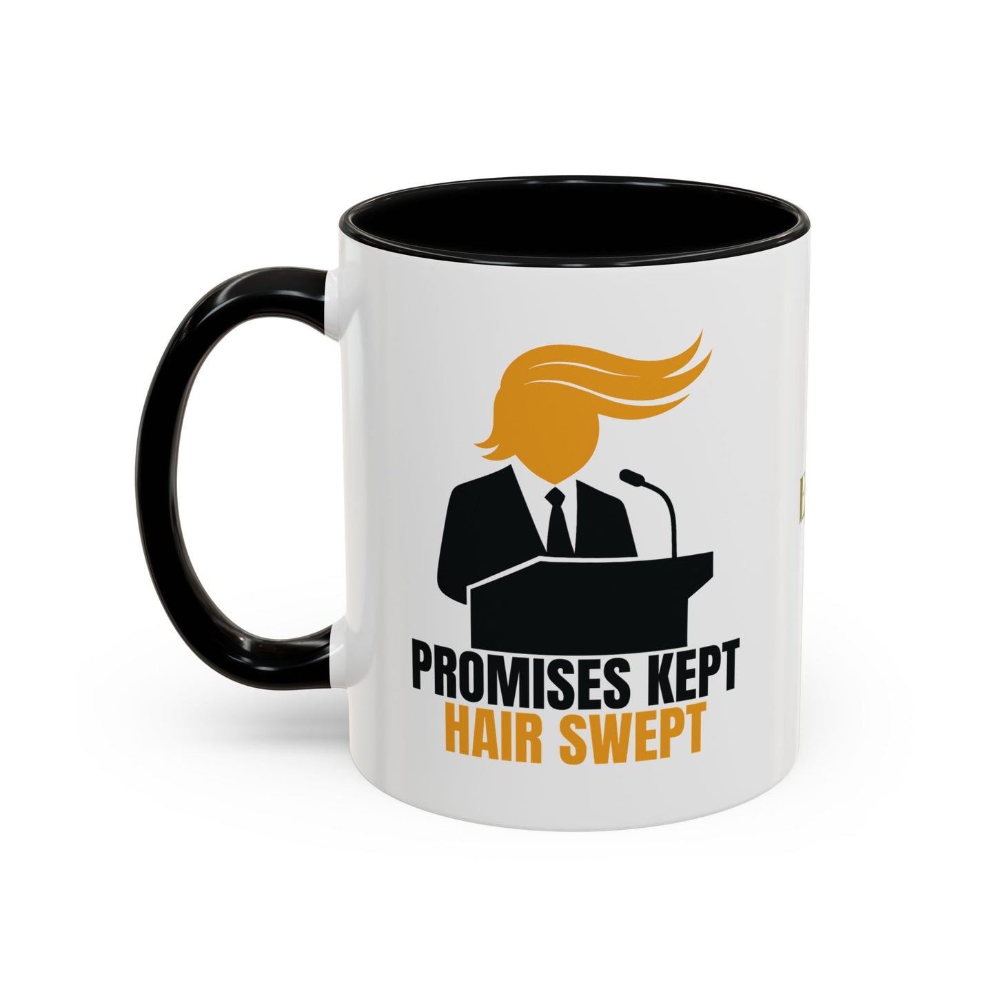 Promises Kept, Hair Swept Two-Tone Coffee Mug