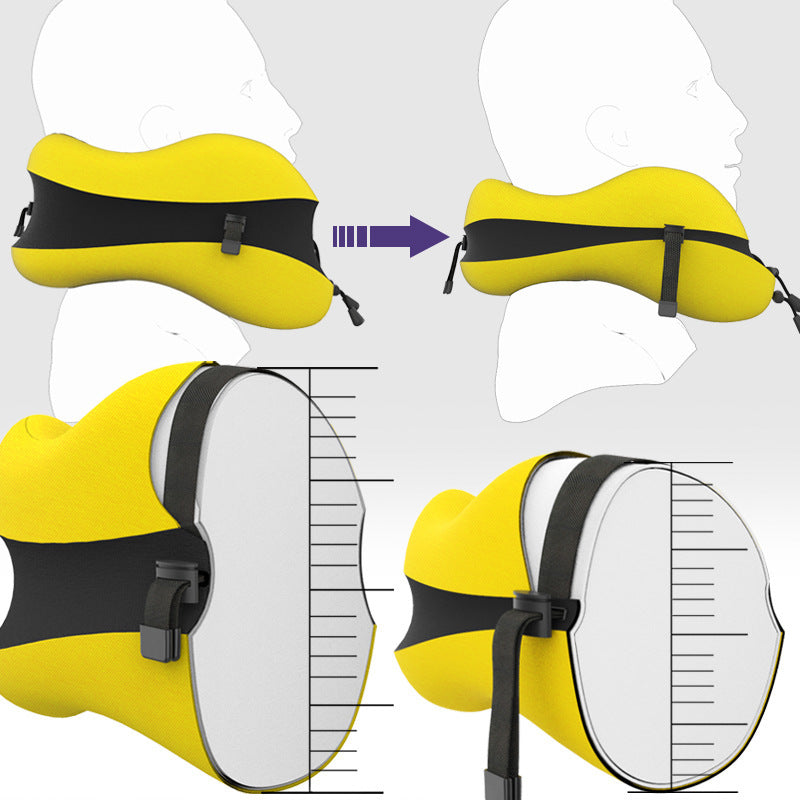 Adjustable U-Shaped Travel Neck Pillow