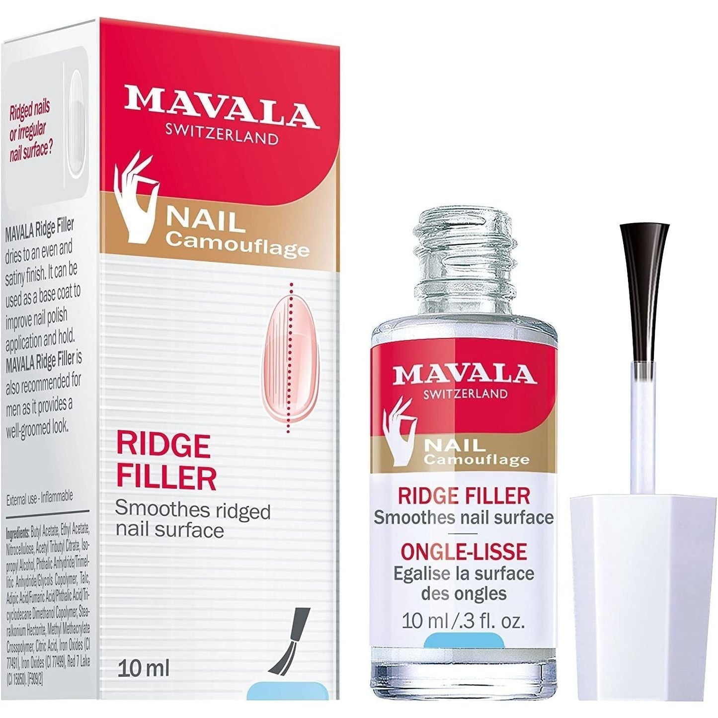 Mavala Ridge Filler - 0.3oz Premium Nail Primer
