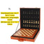 International Chess Heavy Woodgrain Chess Wooden Chess Board Western Chess Adult Luxury Set Chess - Korvel