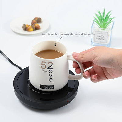 Electric Heating Coaster with Adjustable Temperature Settings