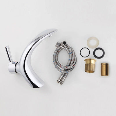 Elegant Copper Bathroom Sink Faucet