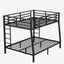 Metal Full XL over Queen Bunk Bed - Space-Saving Design
