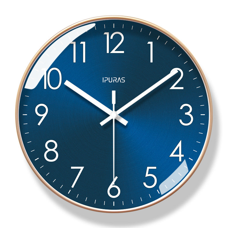 Brand - new 10/12 - inch modern wall clock. Its silent quartz makes it perfect for living rooms. - Korvel