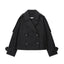 Chic Water-Repellent Short Trench Coat