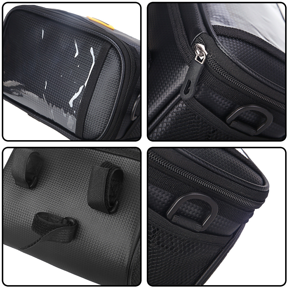 Folding Bicycle Handle Bag Large Capacity Waterproof Mountain Bike Front Bag Shoulder Bag Electric Vehicle Battery Bag - Korvel