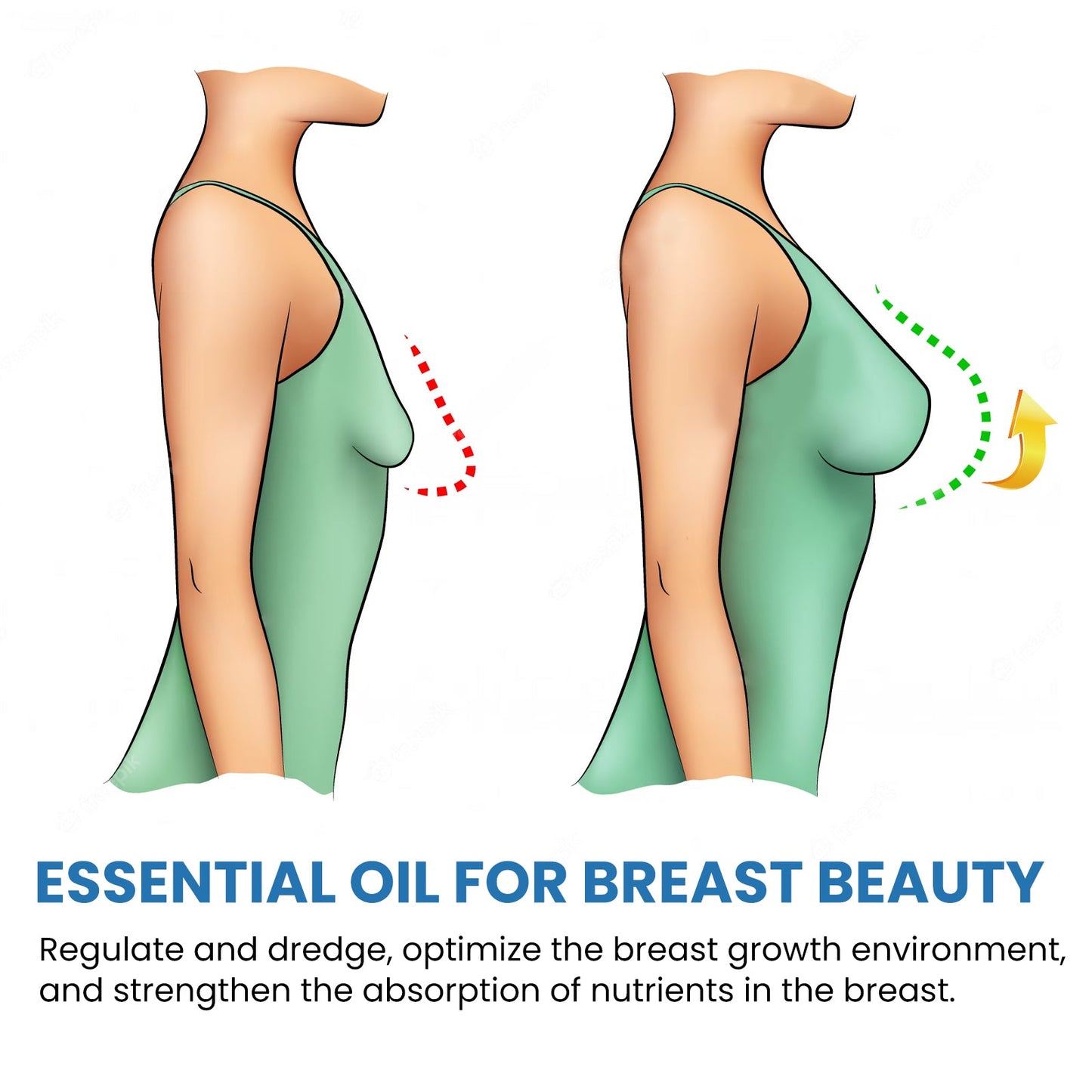 Premium Breast Care Essential Oil for Nourishing Moisturization