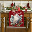 Owl Linen Table Runner for Festive Dining
