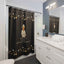 Presidential Parody Shower Curtain - Black & Gold Design