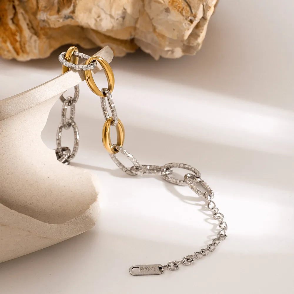 18K Gold-Plated Stainless Steel Bracelet - Korvel