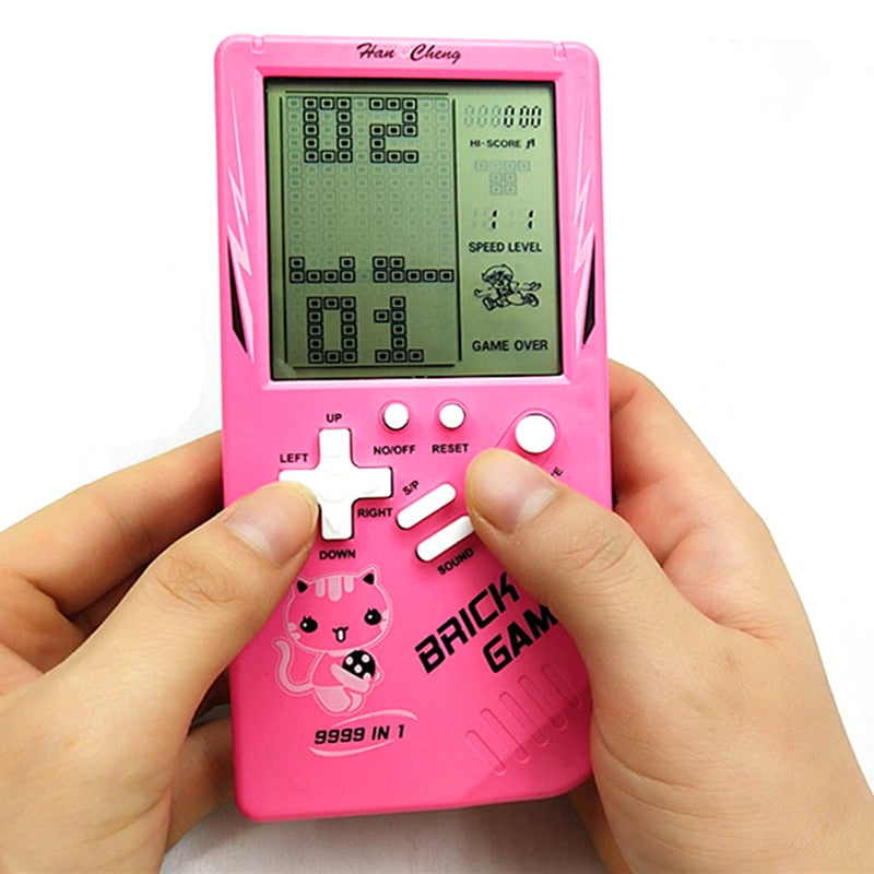 Portable Game Console Tetris Handheld Game Players LCD Screen Electronic Game Toys Pocket Game Console Classic Childhood Gift - Korvel