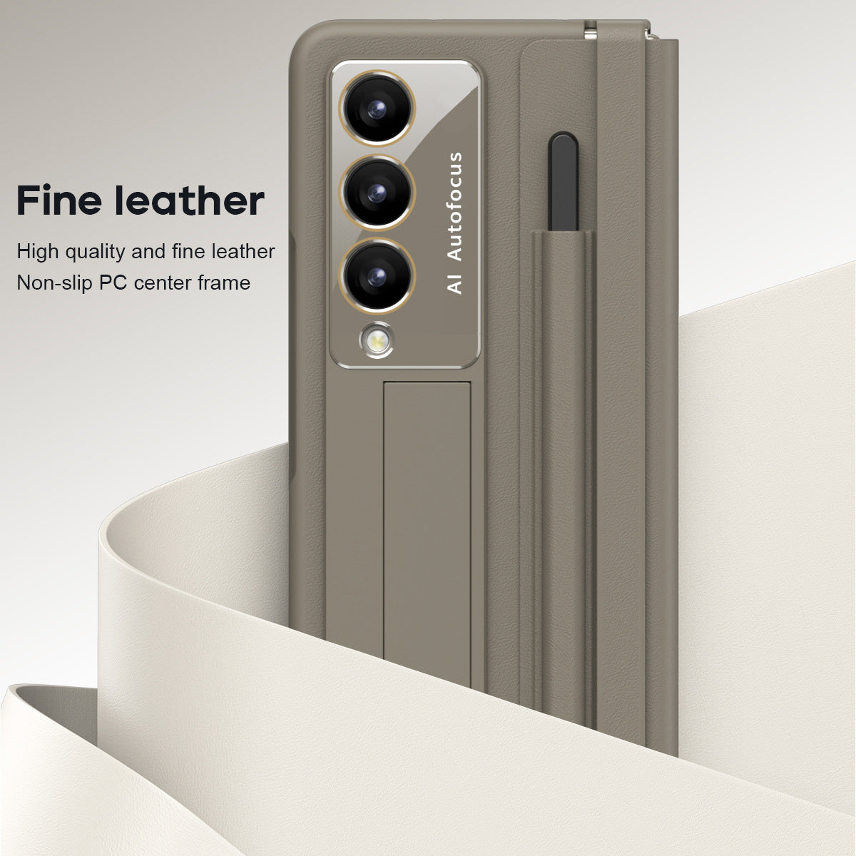 Premium Samsung Fold5 All-Inclusive Leather Case