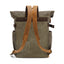 Premium Crazy Horse Leather Laptop Backpack for Travel