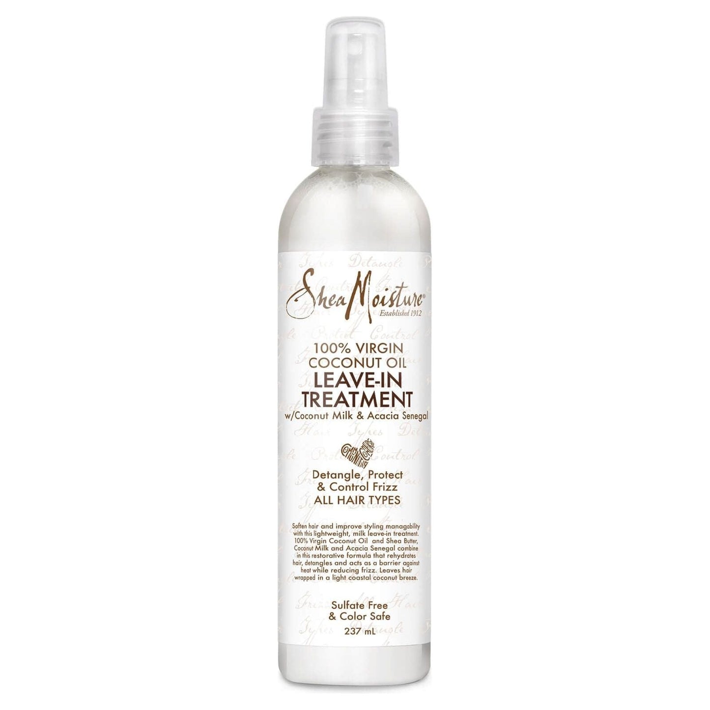 Traitement sans rinçage à l'huile de noix de coco vierge 100 % de Shea Moisture 237 ml