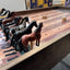 Jumbo Horse Game with Stained Rails - Korvel