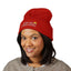 Bonnet tricoté brodé très légal et très cool