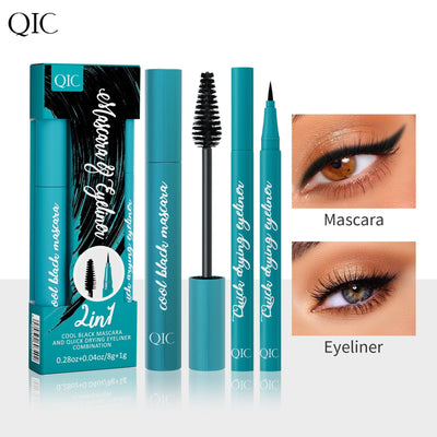 QIC Green Box 2in1 Eyeliner and Mascara Set