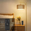 Gold Floor Lamps for Living Room with Remote & Dimmable LED Bulb, Modern Arc Floor Lamp with 3 Color Temperatures - Korvel