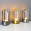 Gold black silver cross shaped desk lamp button touch US charging decorative desk lamp - Korvel