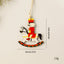 Elk Snowman Christmas Decoration Snowflake Santa Claus Christmas Tree Pendant Christmas Tree Decoration - Korvel