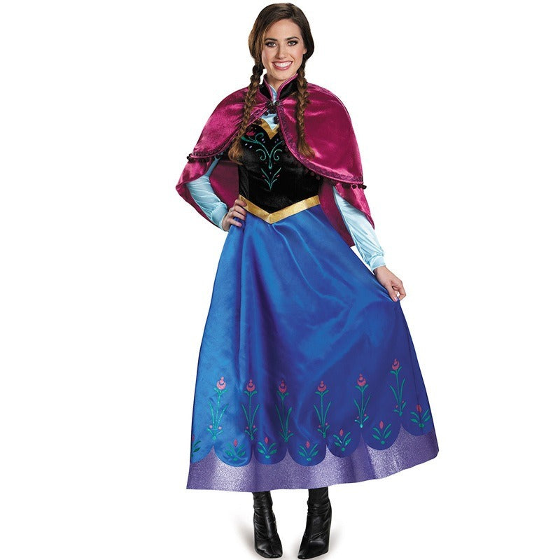Vestido de disfraz Premium de Anna para Halloween y Cosplay
