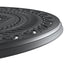 Ø39.37-inch Cast Aluminum Patio Dining Table With Black Frame and Umbrella Hole - Korvel