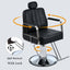 Silla de Barbero Reclining Premium con Bomba Hidráulica de Alta Resistencia