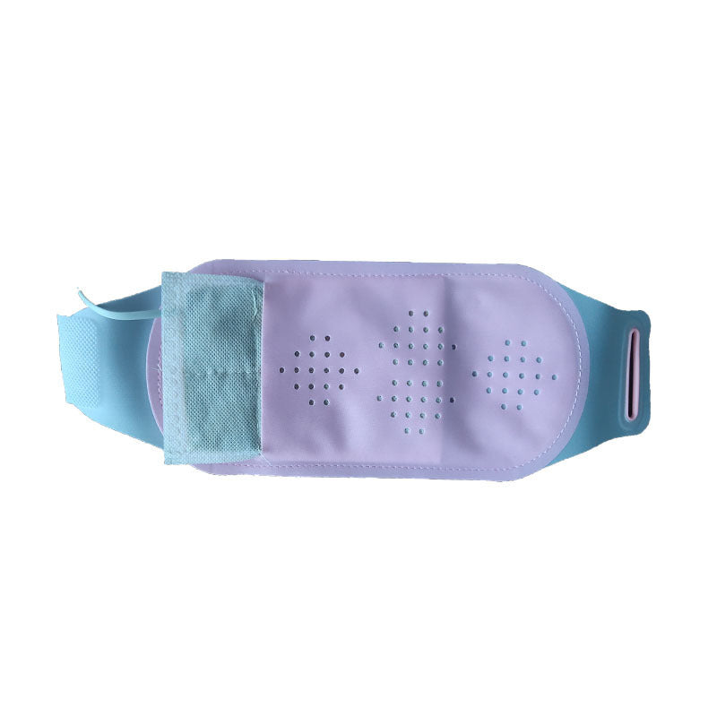 10*15.5cm Warm Waist Belt with Heating Mugwort and Salt Pack for Menstrual Cramps and Abdominal Pain Caused by Cold Uterus - Korvel