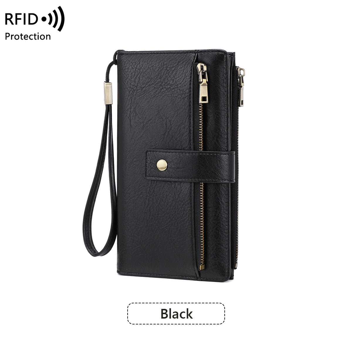 Portefeuille Trifold Multi-Cartes Anti-Magnétique pour Femmes