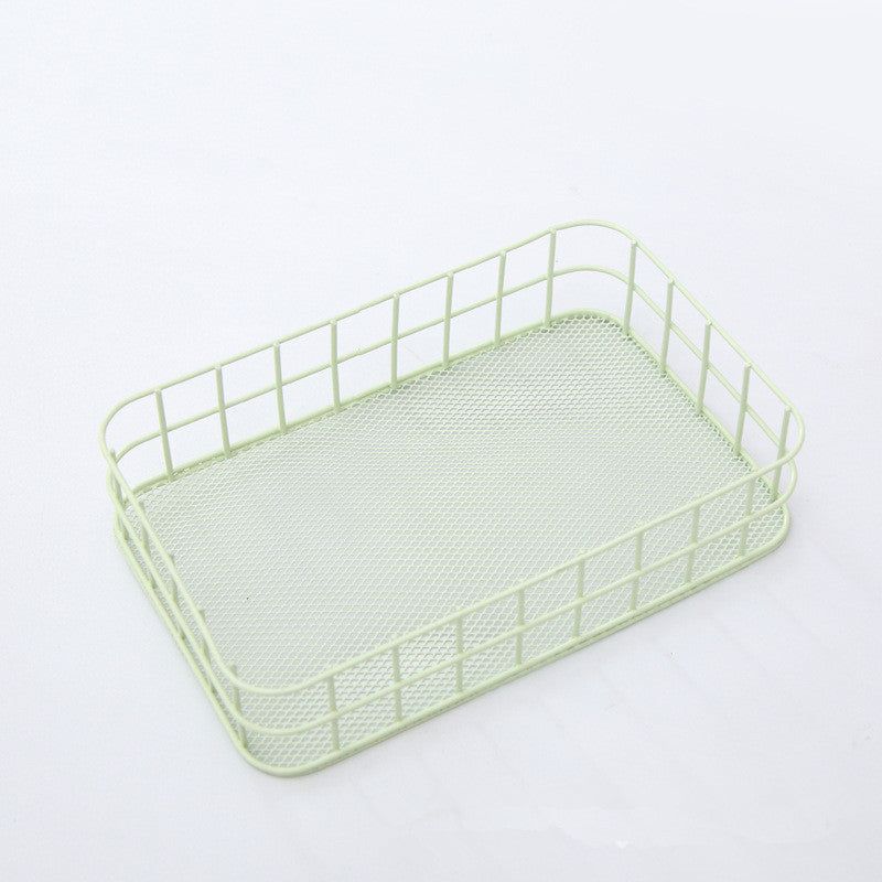 Desktop storage basket cosmetic storage basket home storage - Korvel