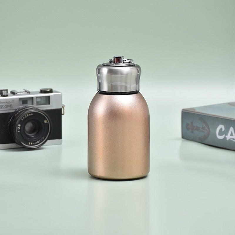 Mini 304 stainless steel chubby thermos cup double layer vacuum portable portable pocket cup gift cup - Korvel