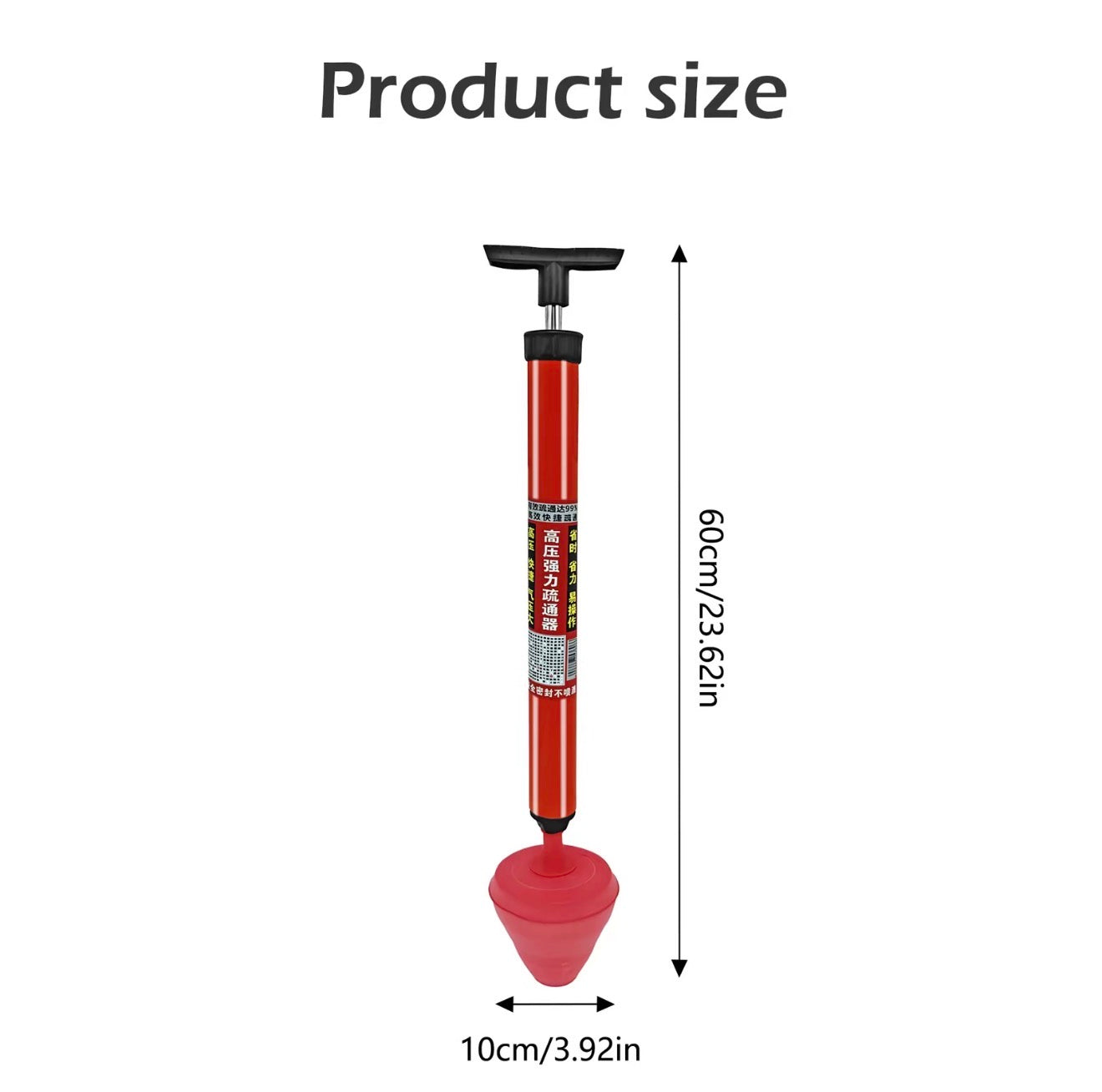 SwiftForce Drain Blaster - High-Pressure Drain Cleaning Tool
