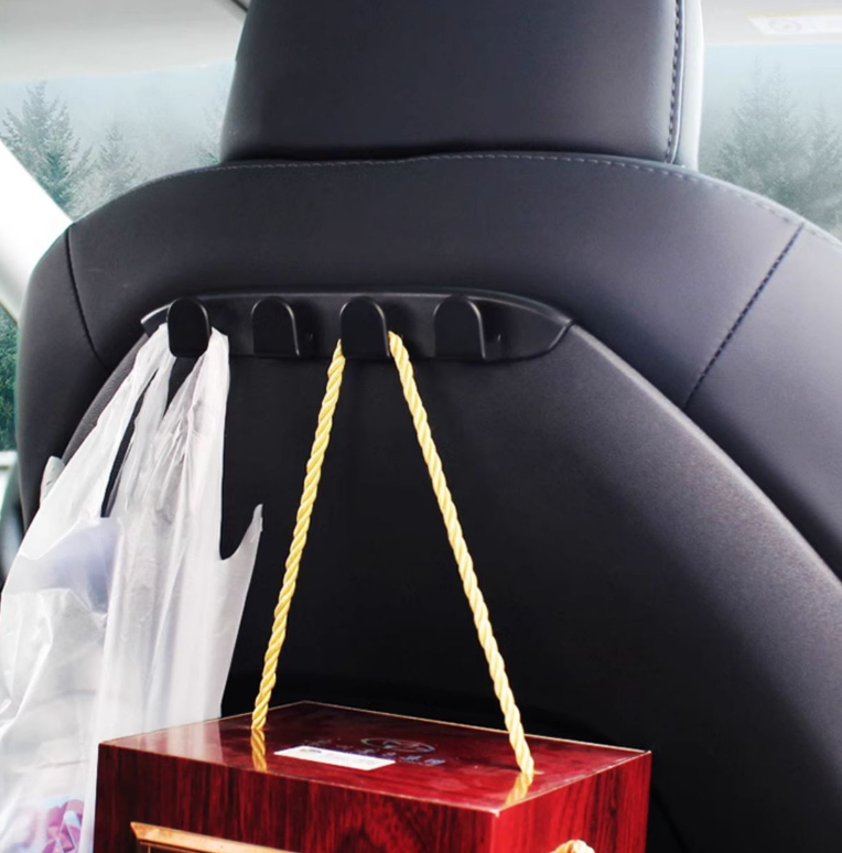 Suitable for Tesla car mounted hook model3Y car interior rear seat back hook artifact accessories - Korvel