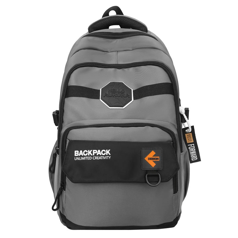 Mochila de Viaje para Laptop de Gran Capacidad y Diseño Simple