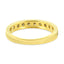 IGI Certified 1/2 Cttw Diamond 10K Yellow Gold Band Ring - Size 7