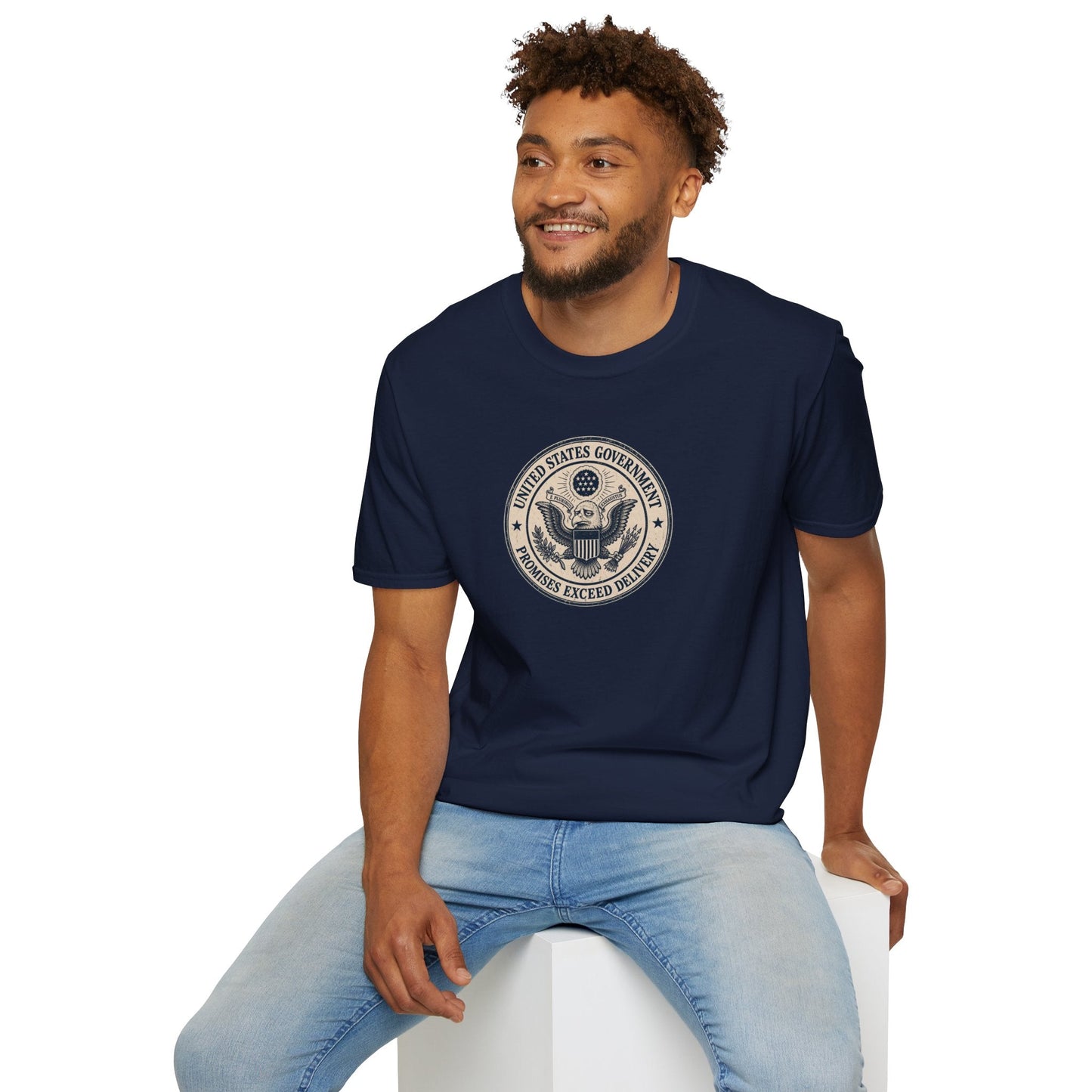 T-shirt avec le sceau du gouvernement des États-Unis - T-shirt en coton premium