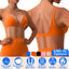 Women Deep V-Neck Sports Bra with U-Shaped Back