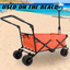 Utility Park Garden Cart Tool Customized Color Folding Camping Trolley Outdoor Picnic Beach Wagon - Korvel