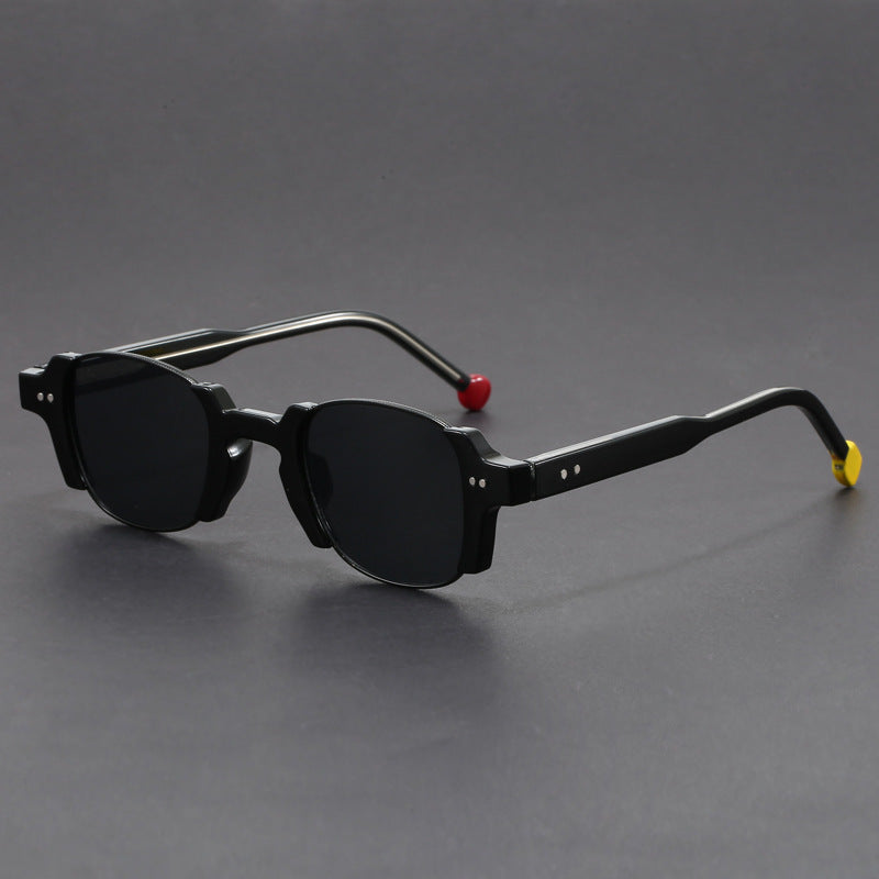 Retro Square Frame Sunglasses - European & American Style