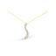 Pendentif en diamant de voyage certifié AGS en or blanc 14k 3,0 cttw