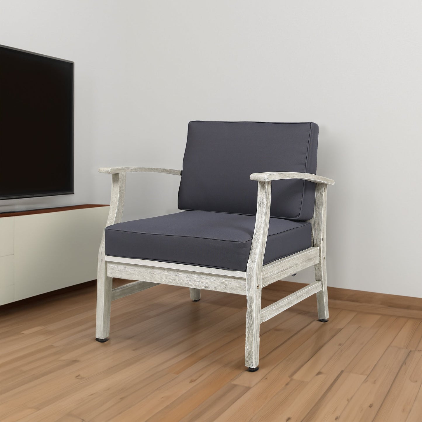 PERLA CLUB CHAIR, LIGHT GREY - Korvel