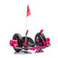 12V Kids Ride On Electric Toy,2WD,16'' exaggerated wheel,Dual handle control for 360 degree flexible steering and rotation - Korvel