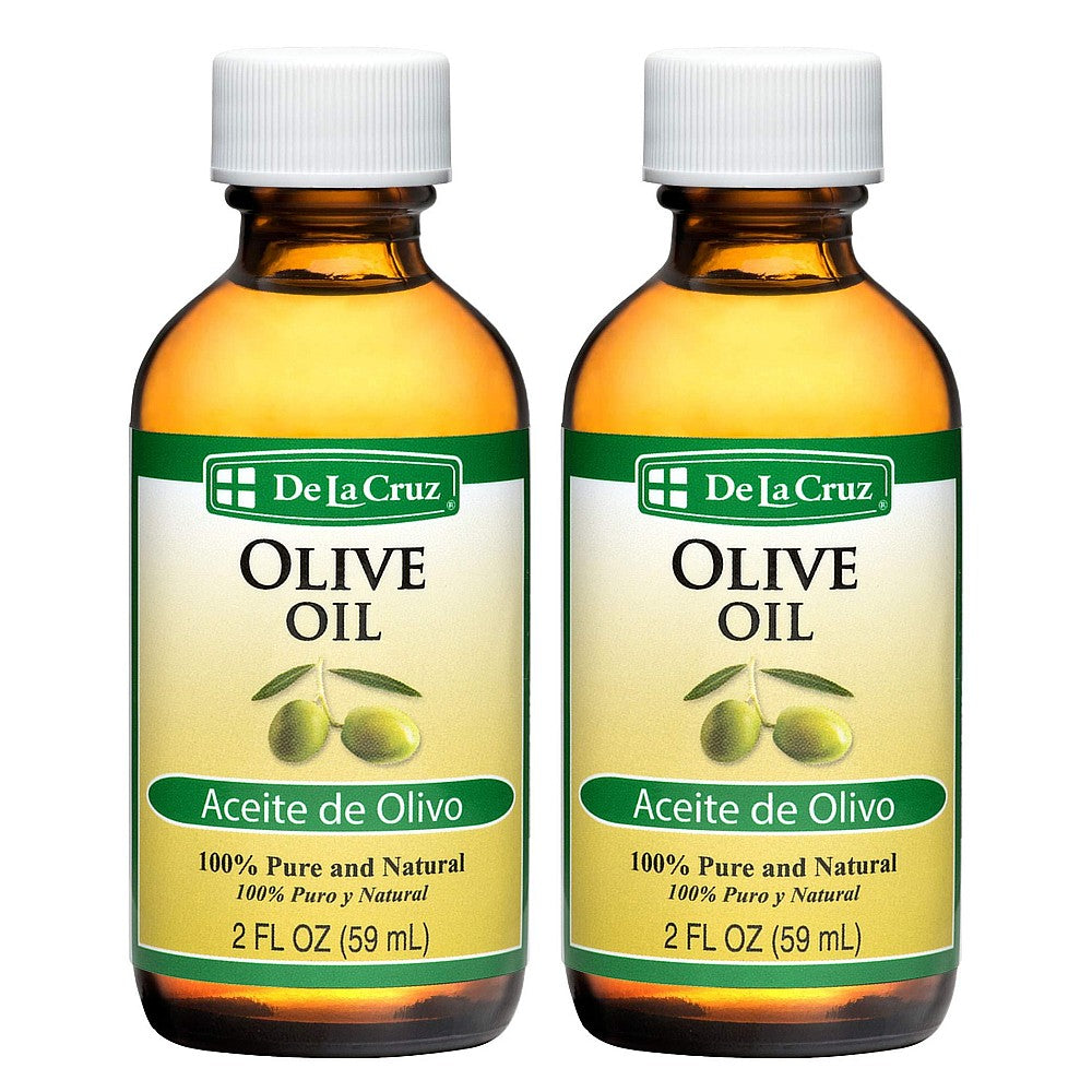 De La Cruz 100% Huile d'Olive Pure Hydratante pour Cheveux et Peau