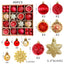 Christmas decoration 6cm electroplated ball plastic ball special-shaped painted Christmas ball gift Christmas tree pendant - Korvel