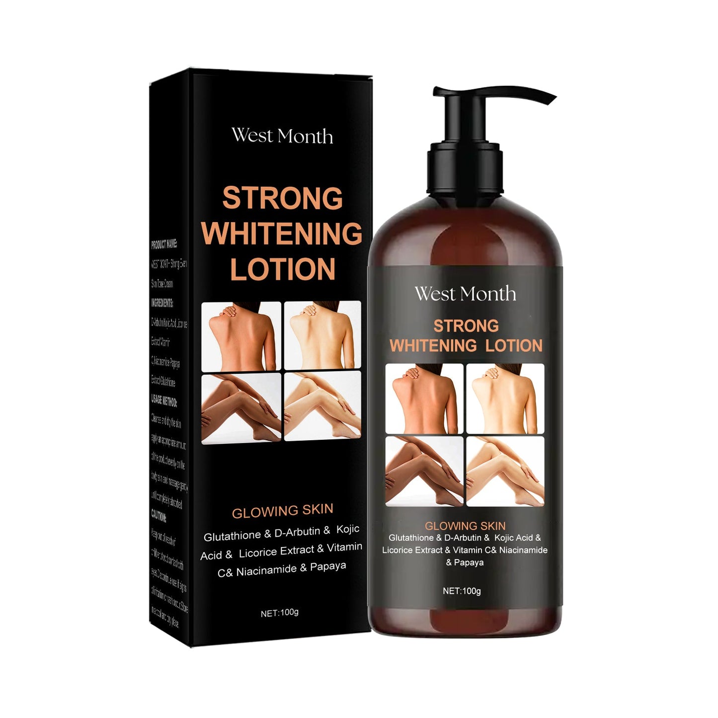 Brightening Body Lotion Moisturizing, Brightening, BrighTening And Repairing Body Lotion - Korvel