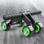 New Design Foldable Abs Plastic Abdominal 4 Wheel Exercise Wheel Abdominal Set Kit Gym Equipment - Korvel